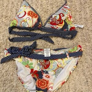 Colorful Floral Bikini Set